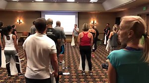 Master Instructor Rick Richey shares workouts you can do anywhere with a towel at #NASMOptima. | National Academy of Sports Medicine (NASM)