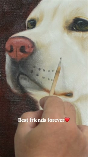 Flash Mob🐶 Customized Dog Portraits For Gift🐾 Dog Painting #Dogpainting #Shorts #Cooyaart