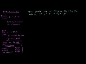 Calculating State Income Tax 2.2 Notes Part 1