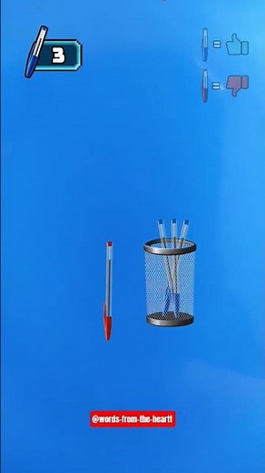 Smooth Drop Test#satisfying #test #shorts #pen