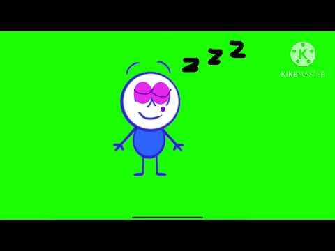 Pencilmation - Pencilmate & Pencilmiss & mini mate & lil miss (original/crying/sleepy) green screen