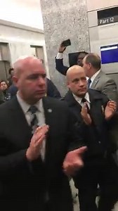 33K views · 449 reactions | Police officers and PBA delegates and board officers applaud hero 67 Pct. Det. Dalsh Veve and his family as they enter a Brooklyn courtroom for today's sentencing of the perp who dragged Det. Veve behind a stolen car in 2017. | NYC Police Benevolent Association | Facebook