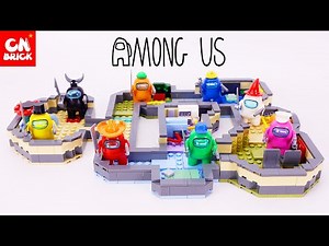 Unoffical LEGO AMONG US THE SKELD DLP913 SPEED BUILD UNOFFICAL LEGO