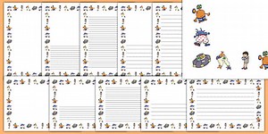 Aliens Love Underpants: Page Borders