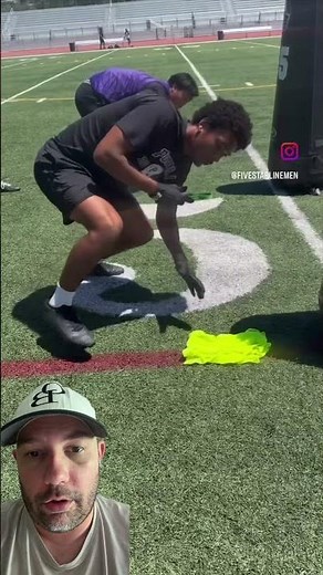 Dip and Dip Drill for Defensive Linemen