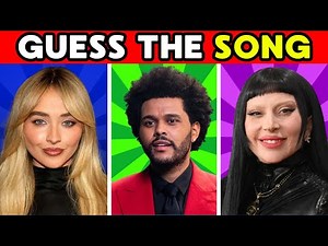 Guess the POP SONG 🎤 | 50 Most Popular Pop Songs | 🎶 Music Quiz