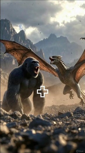 🔥 Dragon Gorilla 🐉🦍 The Most Powerful Hybrid Beast Ultimate#vibes Evolution#hybridanimals