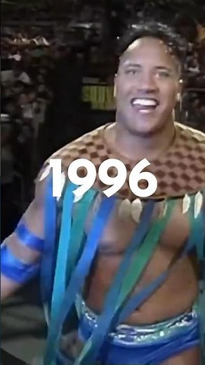 The Rock 1.0. 🤼 #therock #dwaynejohnson #wwe #wwf #1996