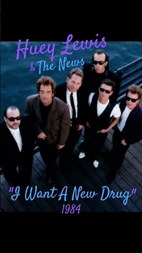 "I Want A New Drug" 1984 Huey Lewis and the News #80smusic #ilovethe80s