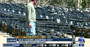 Long lines form to pick up old lift chairs