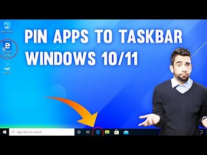Pin APPS to Taskbar in SECONDS for Windows 10 and 11!