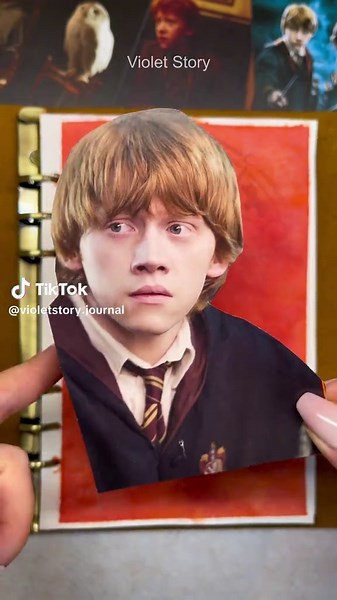 Customized Journaling and Scrapbooking Creations for Every Style | Ron Weasley Inspired