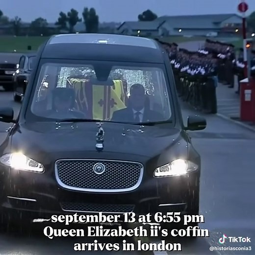 Queen Elizabeth II coffin arrival in London — Sept 13, 2022