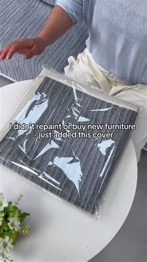 Coverfect on Instagram: "I didn't repaint or buy new furniture - just added this cover. 💙 Same room. Same budget. Completely different feel. Smart upgrades don't require massive investments. 💬 Comment "COVERFECT" and we'll DM you an exclusive discount code! #Coverfect #SmartUpgrade #NoRenovation #SofaCover #SaveMoney"