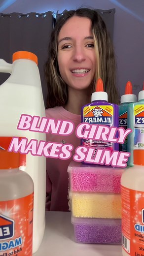 Blind Slime=Trust the process #BlindContentCreator #BellaDora #Slime #Sensory #Blindness #TrustTheProcess ##FYP