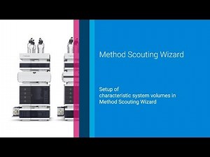 Setup of characteristic system volumes in Method Scouting Wizard