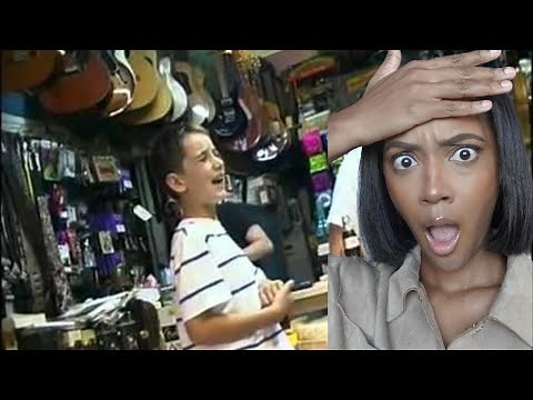 FIRST TIME REACTING TO | "WHITE KID SINGS THE BLUES IN GUITAR SHOP LIKE NOBODY'S BUSINESS!" REACTION