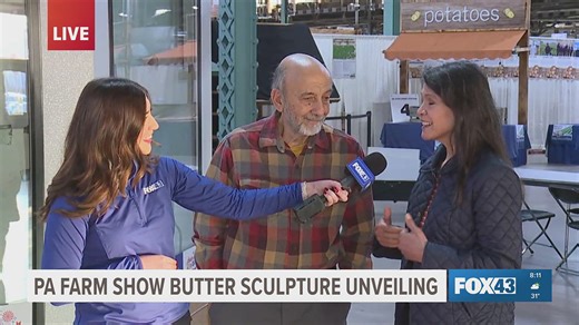 Sneak peek: Iconic butter sculpture returns to PA Farm Show