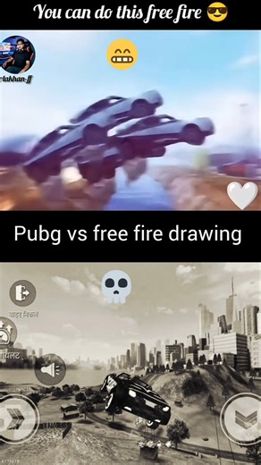 you can do this free fire🔥ff vs pubg ! #freefire #pubg