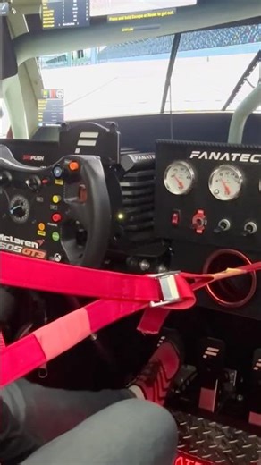 The sitting position for a race car!