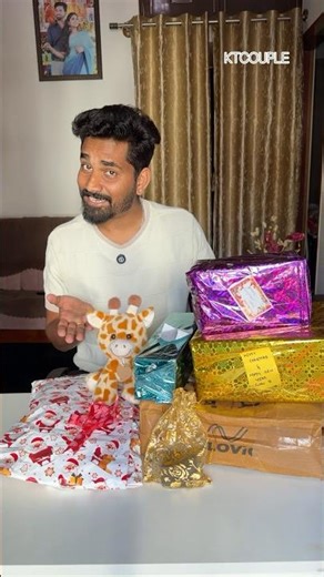 Christmas gift unboxing #new #shortsfeed #gifthaul #gift #ktcouple #shortvideos #christmas2025