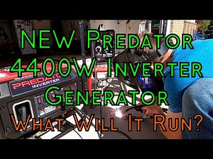 NEW Predator 4400 Watt Inverter Generator - Unboxing, Review, & Tests - What Will It Run?