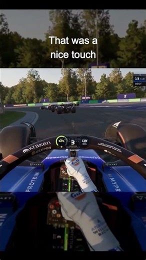 F1 25 That was a nice touch #gameplay #f1 #shorts #subscribe