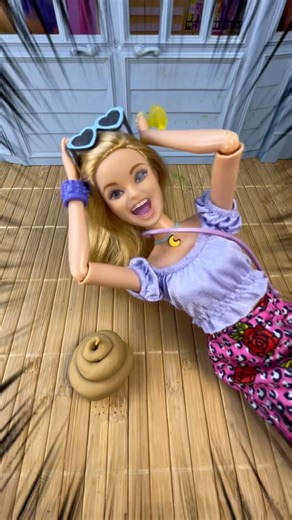 Barbie’s Unexpected Surprise! 😂 #barbie