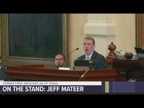 'I wanted to find out what Mr. Paxton was thinking' | Jeff Mateer testifies in Paxton trial