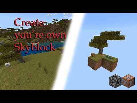 How to turn Normal world into a Skyblock world: Tutorial