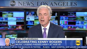 Over the weekend country music legend #KennyRogers passed away. One of my favorite lyrics "When everything went wrong...together we were strong" is appropriate for what we're facing right now. | Robin Roberts