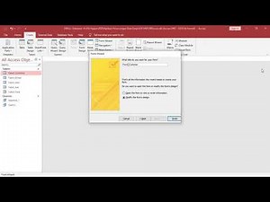 Membuat Form di Microsoft Access dengan Form Wizard