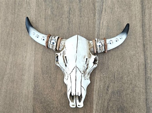 TEXAS Longhorn,birthday Cake Topper,mini Cow Skull,wall Hanging Decor,faux Taxidermy,animal Skull Wall Decor,bull Skull,wedding Cake Topper - Etsy