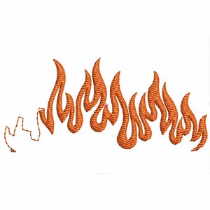 Flame Machine Embroidery Design (2–7.5 Inch) – Mini Flame, Camp Fire, Silhouette, Filled Stitch, Instant Download Digital File - Etsy
