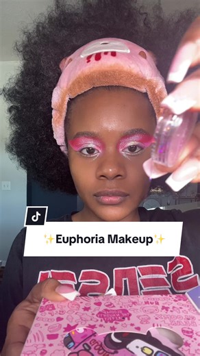 ✨POV: Your Lipgloss Matches The Euphoria Aesthetic✨ ✨Color: Darkstar Black Holographic Lipgloss✨ #glitterlipgloss #lipglossswatch #euphoria #womenownedbusiness #alternativemakeup