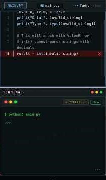Why int'36 9' Crashes Your Python App ❌ #shorts #python