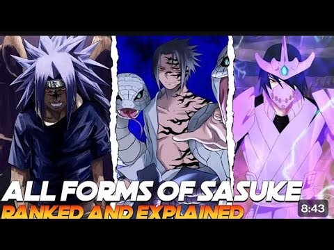 All forms of Sasuke Uchiha ranked and explained