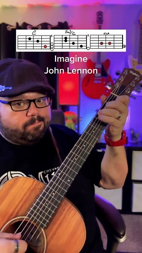 Imagine by John Lennon Intro Guitar Tutorial! @johnlennon @taylorguitars #taylorguitars #johnlennon #thebeatles #beatles #imagine #guitar #guitarra #guitare #music #musica #guitarlesson #guitartok #guitarsolo #guitarteacher #acousticguitar #guitartutorial #chevansmusic #tiktoktaughtme #learnontiktok #learnwithtiktok #musicteacher #guitarteacher #guitarist #guitaristsoftiktok #guitarists #guitariste