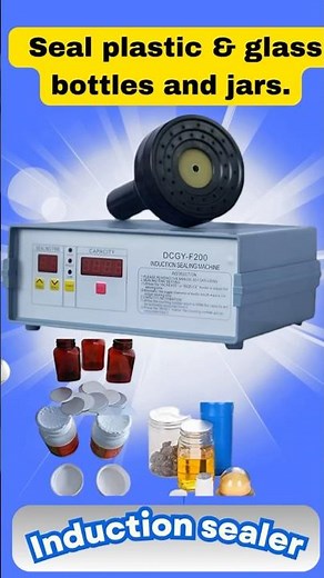 How to Use an Induction Sealer? | Full Tutorial & Bottle Sealing Test #sealingmachine