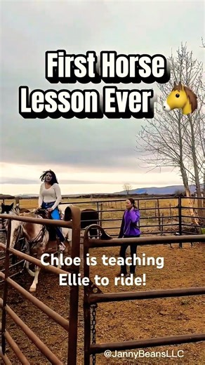 First Horse Lesson Ever 🐴