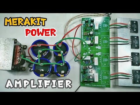 How to assemble a 400W ocl power amplifier kit