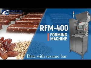 Date paste with sesame bars processing technology by modern forming machine for fruit paste RFM-400
