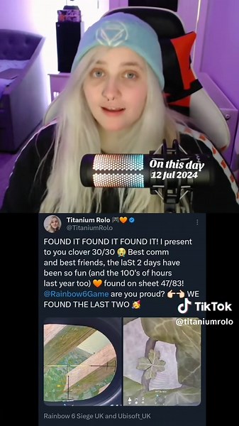 Still the rarest charm in the game #RainbowSixSiege #R6News #TitaniumRolo