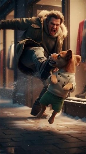 The Story of an Poor Puppy and a Sweater, Dog AI Video Shorts| Next Gen AI #dogai #shorts #poorpuppy