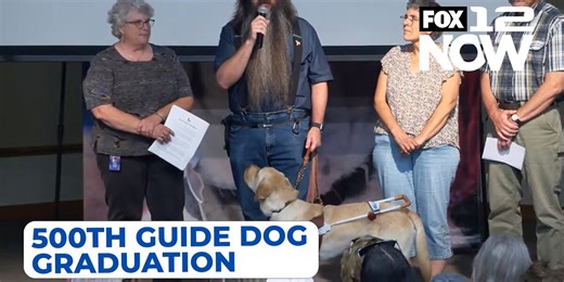 Guide Dogs for the Blind celebrates their 500th Oregon graduation
