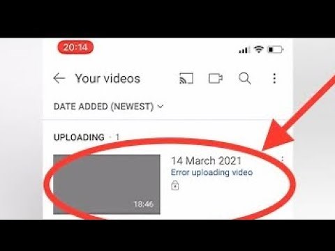 How to Fix Error Uploading Videos on YouTube?