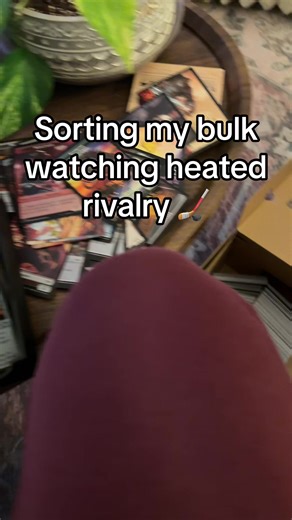 Bulk sort #MagicTheGathering #mtgcommunity #DeckBuilding #bulksort #cardsorting