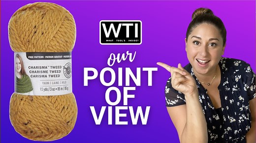 Watch Our Point of View on Loops & Threads Charisma Tweed Yarn on Amazon Live