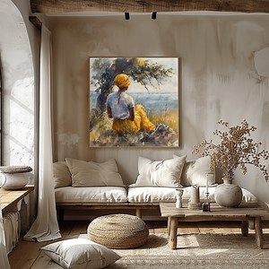 Gullah Geechee Art Print, Black Women Under Tree, Lowcountry Watercolor - Etsy