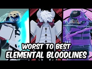 EVERY Elemental Bloodline RANKED From WORST To BEST | Shindo Life Bloodline Tier List